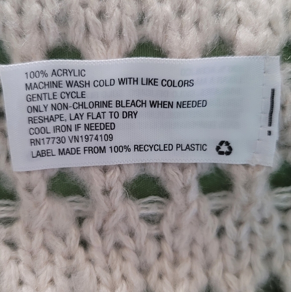 Cream colored open knit cardigan - Picture 4 of 4